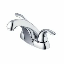 Gerber G0043010 Viper 1.2 GPM 2 Handle Centerset Lavatory Faucet With 50/50 Touch Down Drain In Polished Chrome -AF SUPPLY Sales Store 43010pc