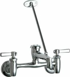 Chicago Faucets 50241CPRPC Bidet Faucet With Lever Handle In Polished Chrome