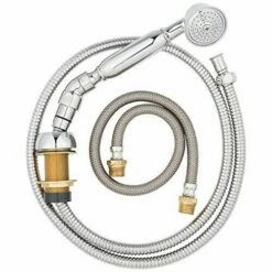 Newport Brass 281C/26 Deck Mounted Handshower Kit With Handshower, Hose And Deck-Flange Kit
