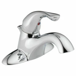 Delta 520-DST Classic Single Handle Centerset Bathroom Faucet In Chrome -AF SUPPLY Sales Store 520 DST