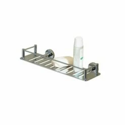 Valsan 53608MB Essentials 11-3/4" L X 2-1/2" H X 4-1/4" D Rectangular Shower Shelf In Matte Black