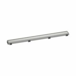 Hansgrohe 56038801 RainDrain Match Trim Zero/ Tile 31 1/2" With Height Adjustable Frame Brushed Stainless Steel GPM