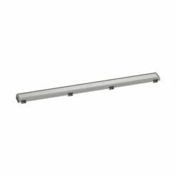 Hansgrohe 56040801 RainDrain Match Trim Zero/ Tile 35 1/4" With Height Adjustable Frame Brushed Stainless Steel GPM
