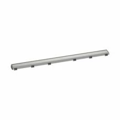 Hansgrohe 56041801 RainDrain Match Trim Zero/ Tile 39 3/8" With Height Adjustable Frame Brushed Stainless Steel GPM