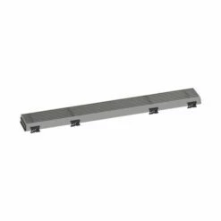 Hansgrohe 56115801 RainDrain Match Trim Boardwalk 23 5/8" With Height Adjustable Frame Brushed Stainless Steel GPM