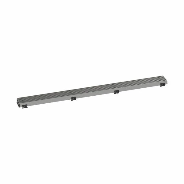 Hansgrohe 56121801 RainDrain Match Trim Boardwalk 35 1/4" With Height Adjustable Frame Brushed Stainless Steel GPM 3 Hansgrohe 56121801 RainDrain Match Trim Boardwalk 35 1/4" With Height Adjustable Frame Brushed Stainless Steel GPM