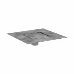 Hansgrohe 56137001 RainDrain Brilliance Point Drain Set 6"x 6" Trim With Rough Chrome GPM