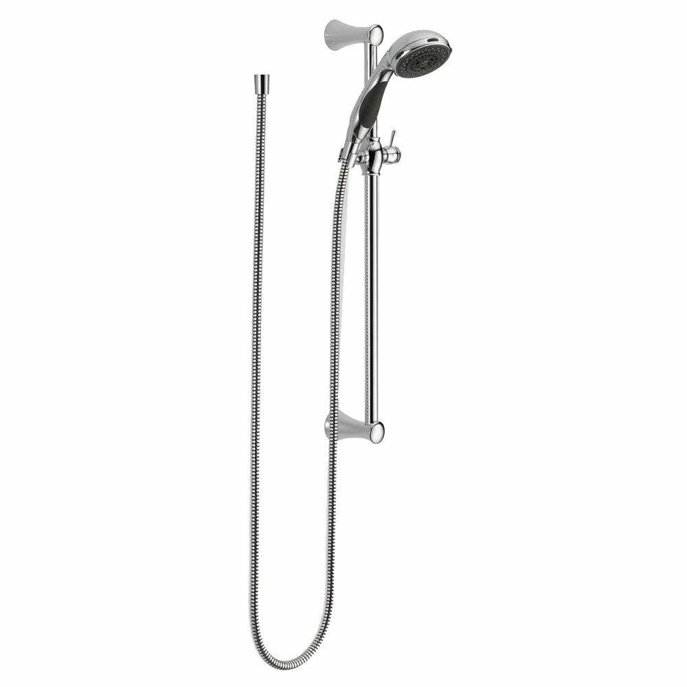 Delta 57014 Premium 3-Setting Slide Bar Hand Shower In Chrome 4 Delta 57014 Premium 3-Setting Slide Bar Hand Shower In Chrome - Image 2