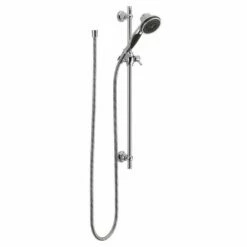 Delta 57021 Premium 3-Setting Slide Bar Hand Shower In Chrome