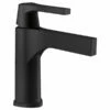 Delta 574-BLMPU-DST Zura Single Handle Bathroom Faucet In Matte Black -AF SUPPLY Sales Store 574 BLMPU DST