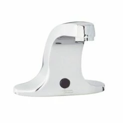 American Standard 6053202.002 Selectronic Centerset Bathroom Faucet In Polished Chrome