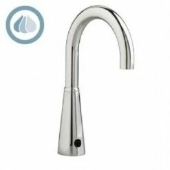 American Standard 6055204.002 Selectronic Centerset Bathroom Faucet In Polished Chrome