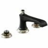 Brizo 65360LF-NKBLLHP-ECO Rook Widespread Lavatory Faucet - Less Handles In Luxe Nickel /Matte Black -AF SUPPLY Sales Store 65360LF NKBLLHP ECO 1