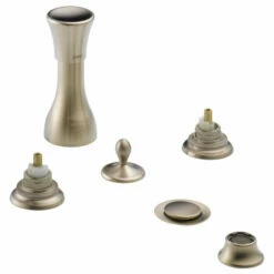 Brizo 68485-BNLHP Charlotte 4-Hole Mount Bidet Faucet With Vacuum Breaker - Less Handles In Brushed Nickel