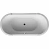 Duravit 700012000000090 Starck 75" Free Standing Acrylic Soaking Tub With Center Drain And Overflow In White 1 Duravit 700012000000090 Starck 75" Free Standing Acrylic Soaking Tub With Center Drain And Overflow In White -AF SUPPLY Sales Store 70001200000