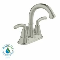 American Standard 7038201.295 Tropic Centerset Bathroom Faucet In Satin Nickel