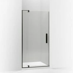Kohler 707531-L-ABZ Revelpivot Shower Door, 70"H X 35-1/8 - 40"W, With 5/16" In Thick Crystal Clear Glass With Anodized Dark Bronze Frame