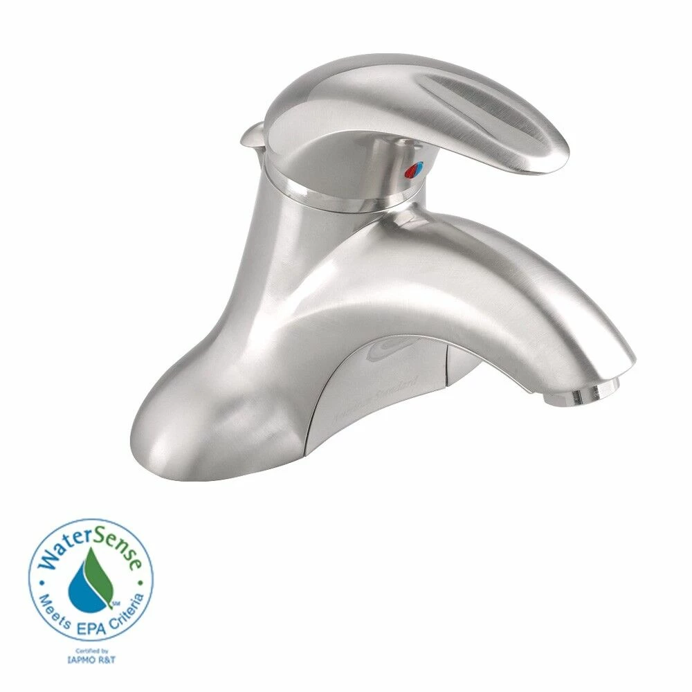 American Standard 7385000.295 Reliant Centerset Bathroom Faucet In Satin Nickel 3 American Standard 7385000.295 Reliant Centerset Bathroom Faucet In Satin Nickel