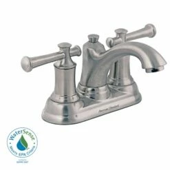 American Standard 7415201.295 Portsmouth Centerset Bathroom Faucet In Satin Nickel