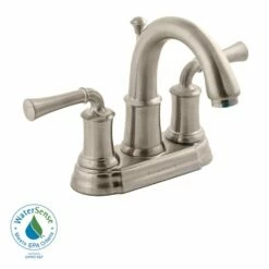 American Standard 7420201.295 Portsmouth Centerset Bathroom Faucet In Satin Nickel