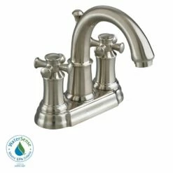 American Standard 7420221.295 Portsmouth Centerset Bathroom Faucet In Satin Nickel