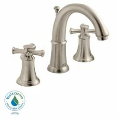 American Standard 7420821.295 Portsmouth Widespread Bathroom Faucet In Satin Nickel