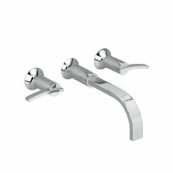 American Standard 7430451.002 Berwick Wall Mount Bathroom Faucet In Polished Chrome