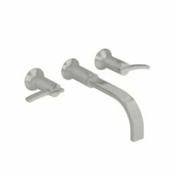 American Standard 7430451.295 Berwick Wall Mount Bathroom Faucet In Satin Nickel