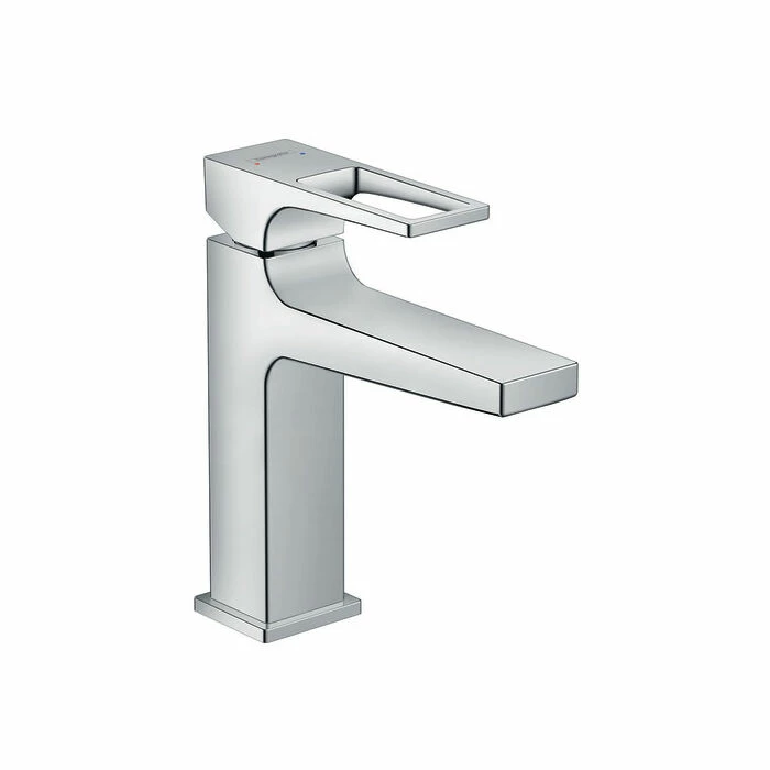 Hansgrohe 74524001 Metropol Single-Hole Faucet 110 With Loop Handle And Pop-Up Drain, 0.5 GPM In Chrome 3 Hansgrohe 74524001 Metropol Single-Hole Faucet 110 With Loop Handle And Pop-Up Drain, 0.5 GPM In Chrome