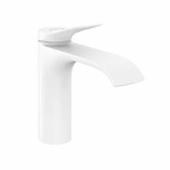 Hansgrohe 75020701 Vivenis Single-hole Faucet 110 With Pop-Up Drain, 1.2 GPM In Matte White