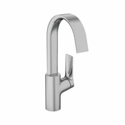 Hansgrohe 75030001 Vivenis 11 7/8" H Single Hole Bathroom Faucet With Swivel Spout And Pop-Up Drain Assembly 1.2 GPM In Chrome