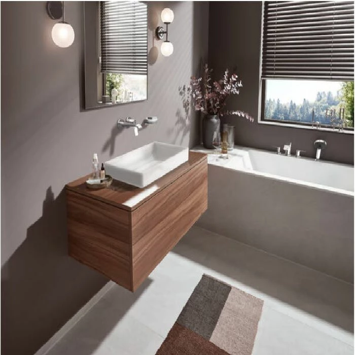 Hansgrohe 75443001 Vivenis 1.8 GPM 4 Holes Deck Mounted Roman Tub Set Trim With Handshower In Polished Chrome (Rough In Sold Separately) 4 Hansgrohe 75443001 Vivenis 1.8 GPM 4 Holes Deck Mounted Roman Tub Set Trim With Handshower In Polished Chrome (Rough In Sold Separately) - Image 2