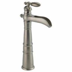 Delta 754LF-SS Victorian Single Handle Channel Vessel Bathroom Faucet In Stainless