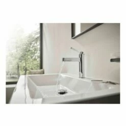 Hansgrohe 76020001 Finoris 1.2 GPM Single-Hole Faucet 110 With Pop-Up Drain In Polished Chorme -AF SUPPLY Sales Store 76020001 2