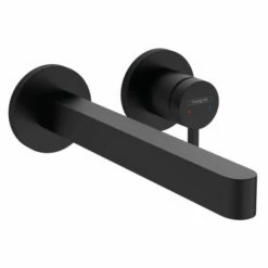 Hansgrohe 76050671 Finoris Wall-Mounted Single-Handle Faucet Trim, 1.2 GPM In Matte Black