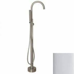 Kohler 7922-CP Cirrus Bidet Faucet With Wall Mounted Vacuum Breaker And Ball Handles In Polished Chrome