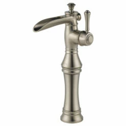 Delta 798LF-SS Cassidy Single Handle Channel Vessel Bathroom Faucet In Stainless