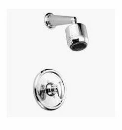 Jado 807485.149 Pressure Balance Trim Hand Shower, Satin Nickel/Polished Gold