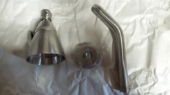 Jado 818/696/144 Pressure Balanced Shower Trim With Shower Head, Arm, Flange, Tub Spout, And Valve Trim In Brushed Nickel