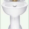 Porcher 50011-00.001 Single Hole Bidet In White
