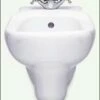Porcher 50031.00.001 5003100001 Wall Mount Single Hole Bidet In White [Kitchen] -AF SUPPLY Sales Store 831
