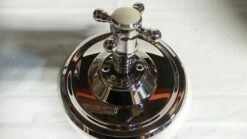 Jado 853545.150 Classic Pressure Balance Diverter Trim For Tub And Shower Sets With Cross Handle, Polished Nickel