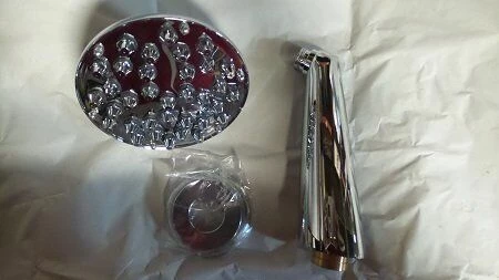 Jado 860010.100 New Classic Luxury 5" Diameter Showerhead Arm And Flange, Polished Chrome 3 Jado 860010.100 New Classic Luxury 5" Diameter Showerhead Arm And Flange, Polished Chrome