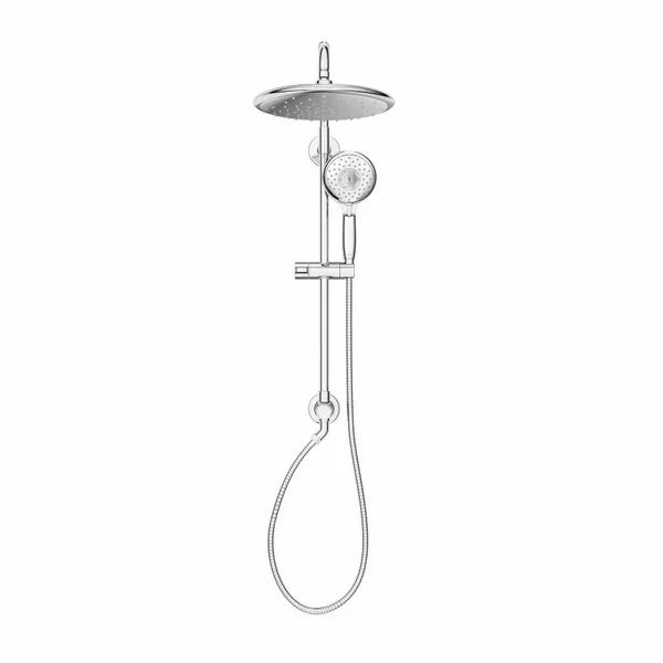American Standard 9035804.002 Spectra Versa 24" H 4-Function 2.5 Gpm/9.5 L/min Shower System With Rain Showerhead In Polished Chrome 3 American Standard 9035804.002 Spectra Versa 24" H 4-Function 2.5 Gpm/9.5 L/min Shower System With Rain Showerhead In Polished Chrome
