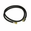 Rohl 9.28426STN 47" L Sidespray Black Nylon Hose In Satin Nickel -AF SUPPLY Sales Store 928426stn