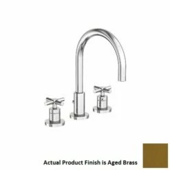 Newport Brass 990/034 Widespread Lavatory Faucet - 990 - AGED BRASS - East Linear