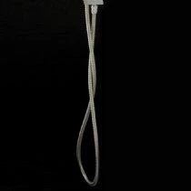 Lacava A00045-CR Flexible Shower Hose For Hand-held Shower, Stretches From 59"-80". In Polished Chrome