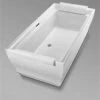 Toto ABF626N#01DCP Aimes Freestanding Bathtub In Cotton / Polished Chrome 1 Toto ABF626N#01DCP Aimes Freestanding Bathtub In Cotton / Polished Chrome -AF SUPPLY Sales Store ABF626N 01DCP