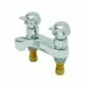 T&S Brass B-0831-02VR-PA Metering Faucet, Deck Mount, 4" Centers, Pivot-Action Metering, 0.5 GPM VR Outlet Device