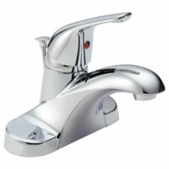 Delta B510LF Foundations Single Handle Centerset Bathroom Faucet In Chrome